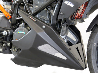KTM 125 Duke 2017 - 2023 Belly Pan Black & Silver Mesh Powerbronze