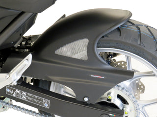 Fits Honda  NC750X  21-2024 Carbon Look & Silver Mesh Rear Hugger  Powerbronze
