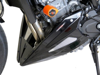 KTM 890 Duke R 20-2025 Belly Pan Gloss Black & Silver Mesh by Powerbronze BSB
