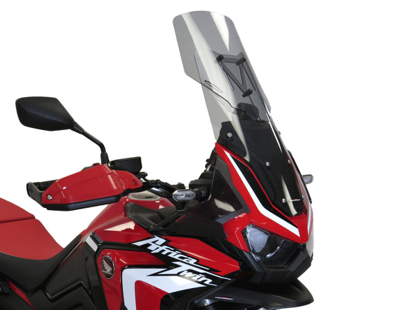 Fits Honda CRF1100L Africa Twin 20-2024 Clear ADJUSTABLE  SCREEN Powerbronze.RRP £149.