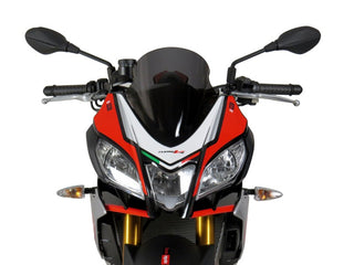 Aprilia Tuono V4  15-20 Airflow Light Tint DOUBLE BUBBLE SCREEN Powerbronze