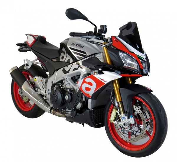 Aprilia Tuono V4 15-20 Airflow Dark Tint DOUBLE BUBBLE SCREEN Powerbronze