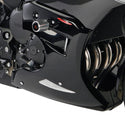 Yamaha XJ6 Diversion 09-2014 Fairing Lowers Gloss Black & Silver Mesh by Powerbronze RRP £239