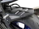 Yamaha YZF-R6  06-2021 Gloss Black & Silver Mesh Rear Hugger by Powerbronze