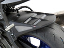 Yamaha YZF-R6  06-2021 Carbon Look & Silver Mesh Rear Hugger by Powerbronze