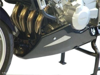 Yamaha FZ-6 Fazer S2   2007-2009  Belly Pan Black & Silver Mesh Powerbronze RRP £172