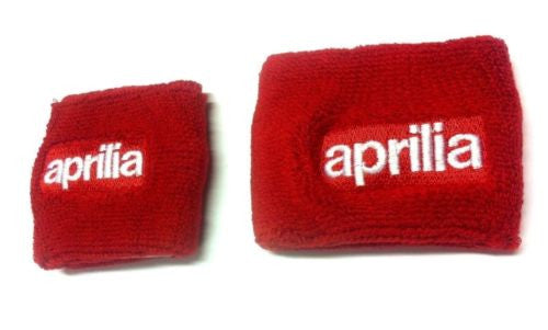 Aprilia Red Motorcycle Front & Rear Brake Master Cylinder Shrouds Socks Cover MBB