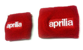 Aprilia Red Motorcycle Front & Rear Brake Master Cylinder Shrouds Socks Cover MBB