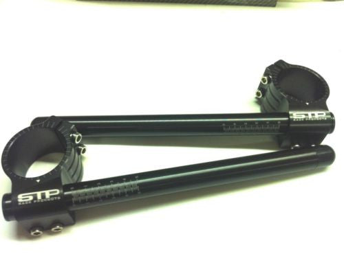 50mm STP Tek2 Calibrated road race black anodised Clip-Ons handlebars.BSB..