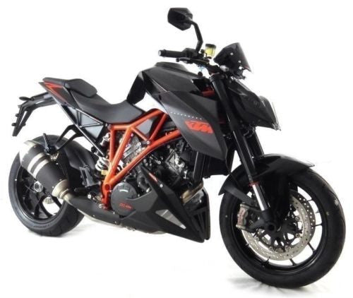 KTM 1290 Superduke  GT 16-2023  Belly Pan Gloss White & Silver Mesh by Powerbronze BSB..