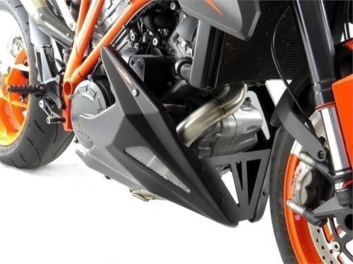 KTM 1290 Superduke R 14-2019  Belly Pan Matt Black & Silver Mesh Powerbronze BSB