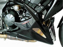 Kawasaki Z750  04-2011 Matt Black with Silver Mesh Belly Pan by Powerbronze