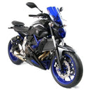 Yamaha FZ-07 2014-2020  Belly Pan Black Finish with Blue Mesh by Powerbronze