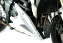 Suzuki GSR750 11-2016 Belly Pan Gloss White with Silver Mesh by Powerbronze