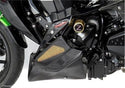 Kawasaki Z750  04-2011 Gloss Black with Gold Mesh Belly Pan by Powerbronze