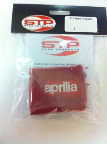 Aprilia Red Front Brake Master Cylinder Reservoir Cover Sock Shroud MBB