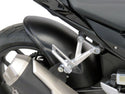 Fits Honda NX500 2024 > Carbon Look & Silver Mesh Rear Hugger by Powerbronze