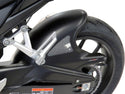 Fits Honda NX500 2024 > Gloss Black & Silver Mesh Rear Hugger by Powerbronze