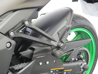 Fits Kawasaki Z1100 & Z1100SE , 2026 Matt Black & Silver Mesh Rear Hugger by Powerbronze