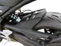Triumph Trident 660   21-2025   Gloss Black & Silver Mesh Rear Hugger by Powerbronze