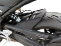 Triumph Trident 660   21-2025   Carbon Look & Silver Mesh Rear Hugger by Powerbronze