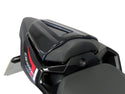 Fits Honda CB750 Hornet 2023 >  Matt Black & Silver Mesh Seat Cowl Seat Hump Powerbronze RRP £90