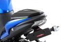 Suzuki GSX-S1000 R  15-2021 Gloss Black & Silver mesh Seat Cowl Seat Hump Powerbronze RRP £90