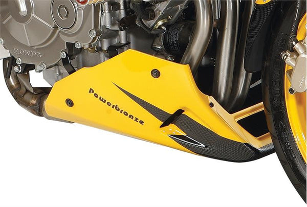 Fits Honda CBF600       04-2007 Gloss Black Belly Pan by Powerbronze.. ...