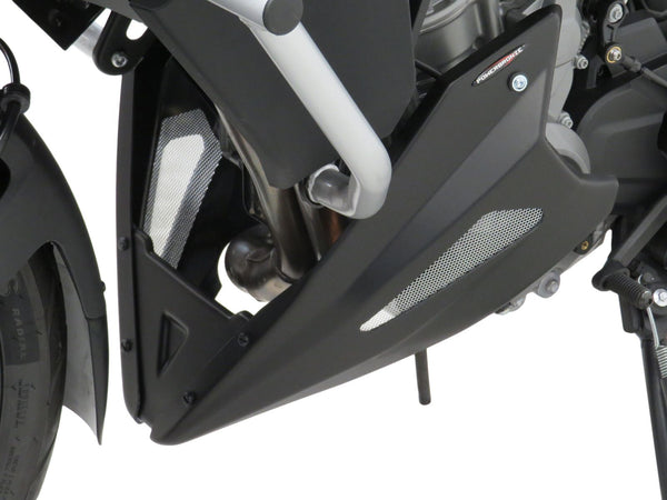 CF Moto 800MT Sport  2022-2025 Belly Pan Gloss Black with Silver Mesh Powerbronze RRP £172