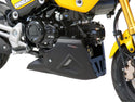 Fits Honda Grom MSX125 2021-2024 Matt Black & Silver Mesh  Belly Pan  Powerbronze.