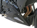 Fits Honda CB750 Hornet  2023 > Belly Pan   Matt Black & Silver Mesh by powerbronze...