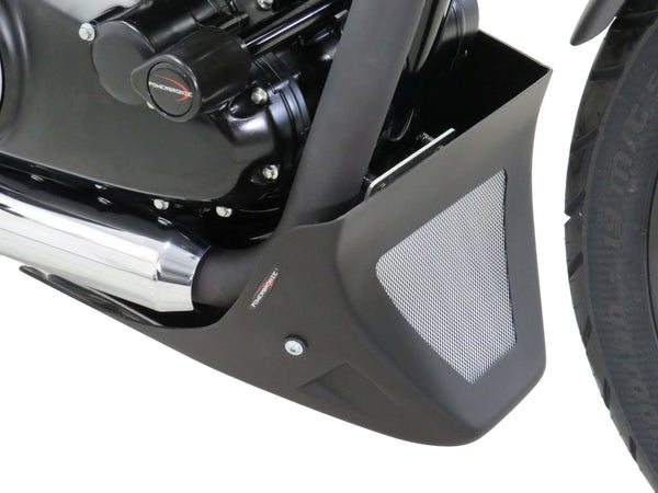 Fits Honda GB350S  2025 > Carbon Look & Silver Mesh  Belly Pan  Powerbronze.