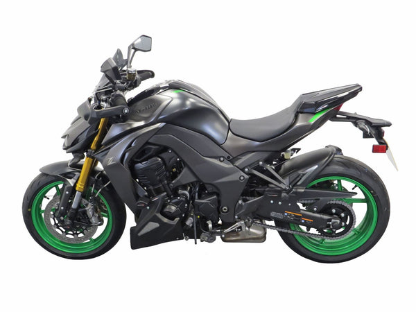 Kawasaki Z1100 & Z1100SE   2026 >  Belly Pan Carbon Look with Silver Mesh by Powerbronze