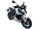 Suzuki GSX-8S, 2023 > Belly Pan Gloss White & Silver Mesh by Powerbronze.