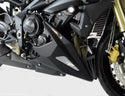 Triumph Street Triple RS   17-2023 Belly Pan Matt Black & Silver Mesh Powerbronze..