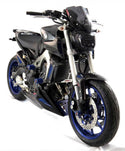 Yamaha MT-09 (not Tracer) 2013-2016 Belly Pan Black Finish with Blue Mesh Powerbronze