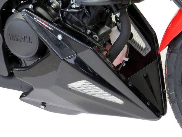 Yamaha MT-125 20-2023 Belly Pan Gloss Black & Silver Mesh Powerbronze RRP £172