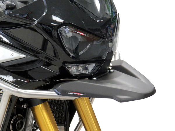 Fits Honda CRF1100L Africa Twin 20-2024 Beak Matt Black (fits with Honda crash bars) Powerbronze