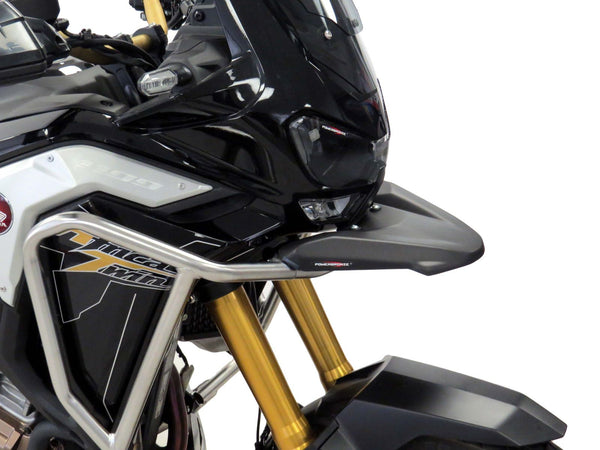 Fits Honda CRF1100L Africa  Twin Adventure Sports 20-2024 Beak Matt Black (fits with Honda crash bars) Powerbronze