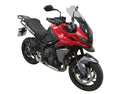 Triumph Tiger 660 Sport 22 >  Gloss Black & Silver Mesh Seat Cowl Seat Hump Powerbronze RRP £90