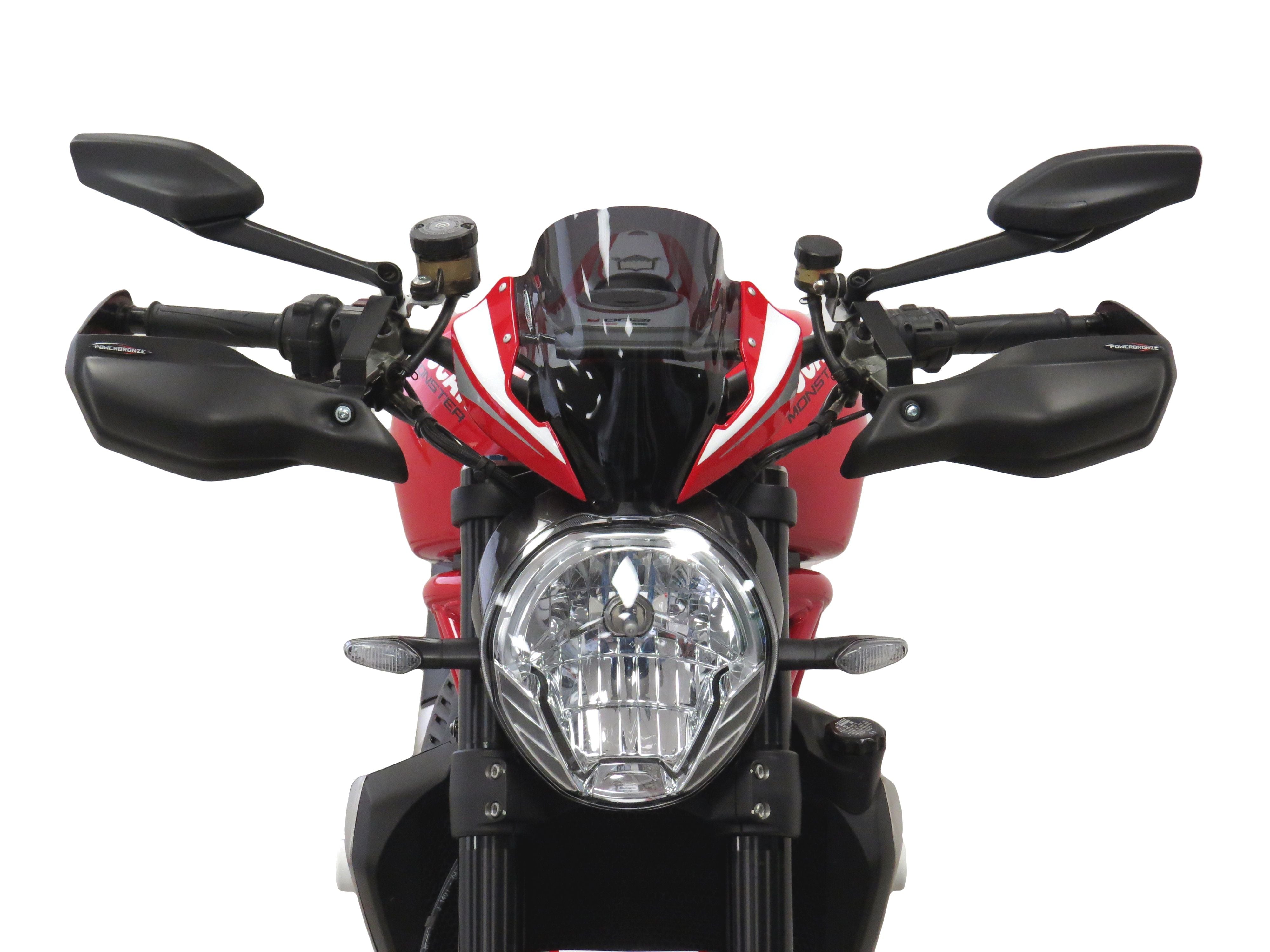 Ducati Monster 1200 14-2016 Airflow Light Tint DOUBLE BUBBLE SCREEN by ...