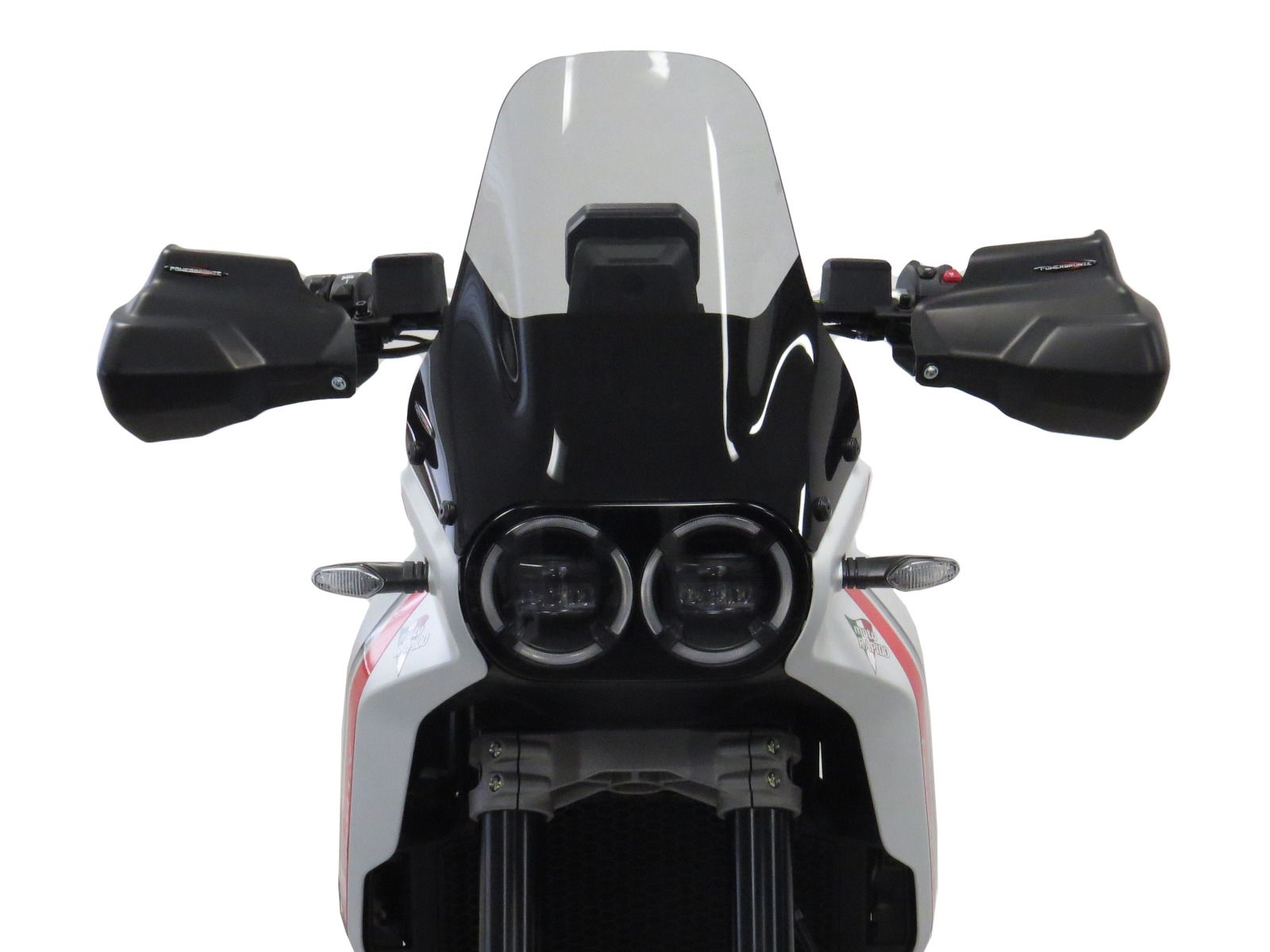 thumbnail image 2 of Powerbronze Matt Black Handguards / Wind Deflectors For Triumph Rocket 3R (2020-2024) 2 of 6