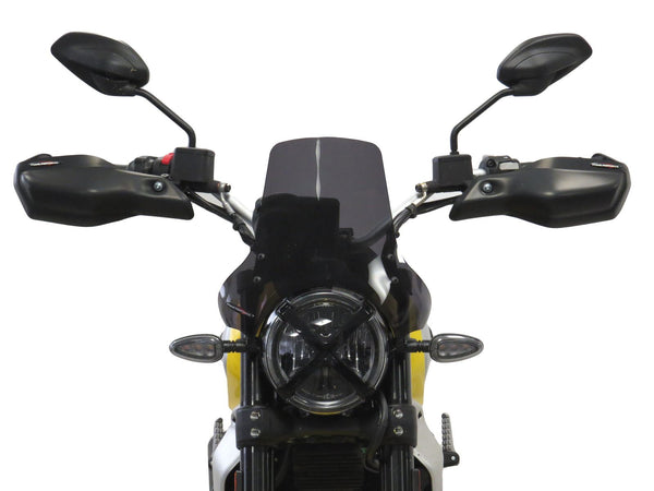 Ducati Scrambler 800 23-2025 Matt Black Handguard/Wind Deflectors Powerbronze