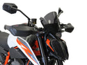 KTM 890 Duke R  20-2024 Matt Black Handguard/Wind Deflectors Powerbronze