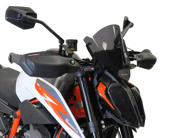 KTM 890 Duke R  20-2024 Matt Black Handguard/Wind Deflectors Powerbronze