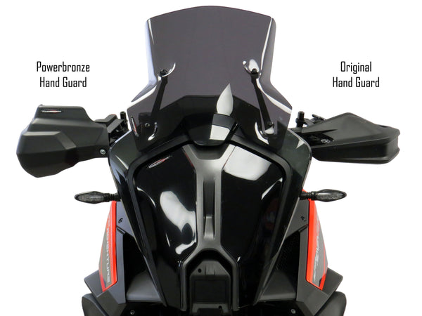 KTM 1290 Super Adventure R  2023 Matt Black Handguard/Wind Deflectors Powerbronze