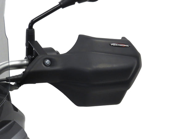 Kove 800X Touring 2024 > Matt Black Handguard/Wind Deflectors Powerbronze