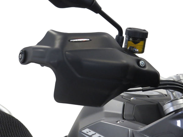 Kove 800X Touring 2024 > Matt Black Handguard/Wind Deflectors Powerbronze