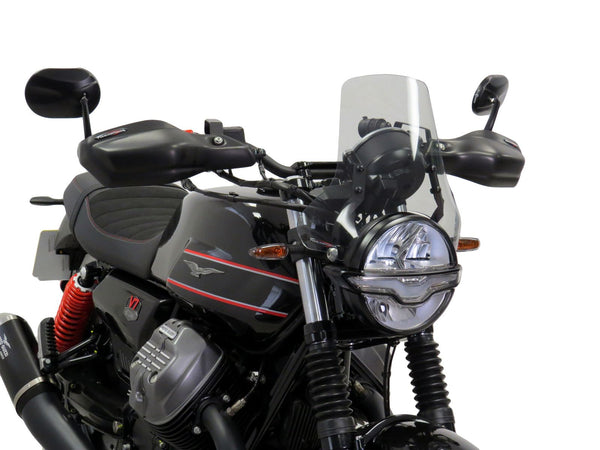 Moto Guzzi V7 Special Edition 2023  Matt Black Handguard/Wind Deflectors Powerbronze..