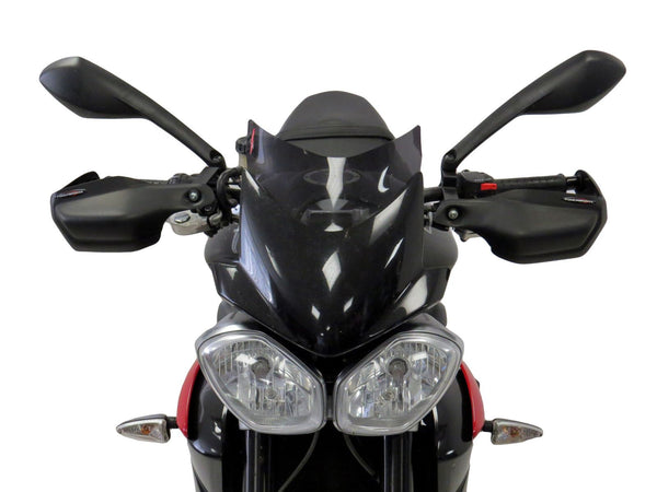 Triumph Street Triple R    13-16  Matt Black Handguard/Wind Deflectors Powerbronze